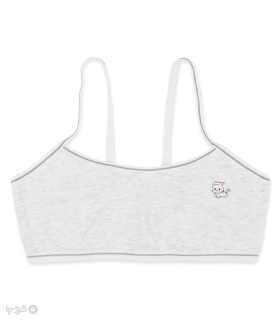 خرید نیم تنه دخترانه نخی طرح گربه پاپیونی کد 115