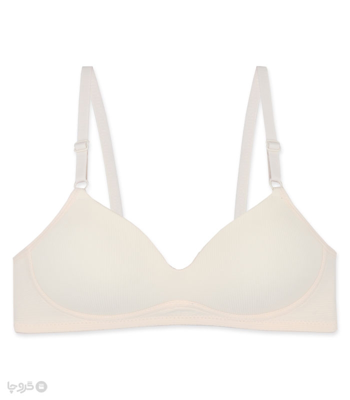 سوتین دخترانه کاپدار نخی بدون فنر کد 1982