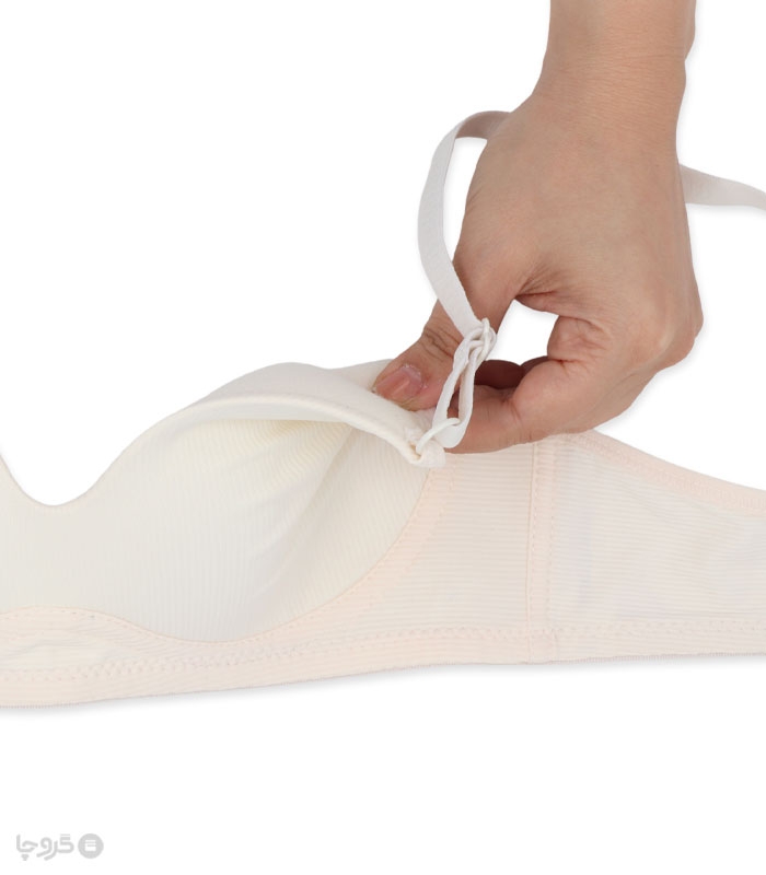 سوتین دخترانه کاپدار نخی بدون فنر کد 1982