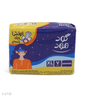 خرید نوار بهداشتی بالدار نازک کتان گود مود Good Mood مدل Ultra خیلی بزرگ - بسته 7 عددی