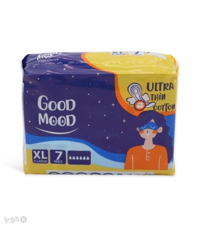 نوار بهداشتی بالدار نازک کتان گود مود مدل Ultra خیلی بزرگ - بسته 7 عددی