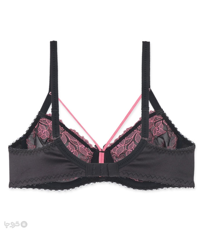 ست شورت و سوتین توری فنردار بارون گلدوزی کد K4