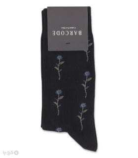 خرید جوراب ساقدار مردانه بارکد طرح Night Rose