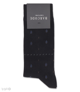 جوراب ساقدار مردانه بارکد طرح Dotline