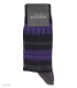 جوراب ساقدار مردانه بارکد طرح Midnight Grid