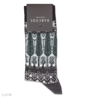 جوراب ساقدار مردانه بارکد طرح Cedar Pattern