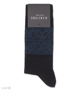 جوراب ساقدار مردانه بارکد طرح Velvet Code