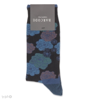 خرید جوراب ساقدار مردانه بارکد طرح Midnight Bloom