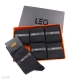 پک جوراب ساقدار مردانه لئو کد 114 مشکی نوک مدادی - جعبه 6 جفتی