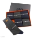 پک جوراب ساقدار مردانه لئو کد 119 سبز سرمه‌ای - جعبه 6 جفتی