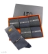 پک جوراب ساقدار مردانه لئو کد 104 سبز سرمه‌ای - جعبه 6 جفتی