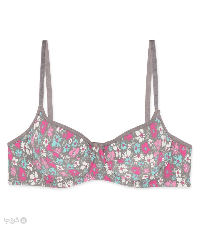 سوتین کاپدار نخی فنردار Anit آنیت کد 2025 طرح گل درشت