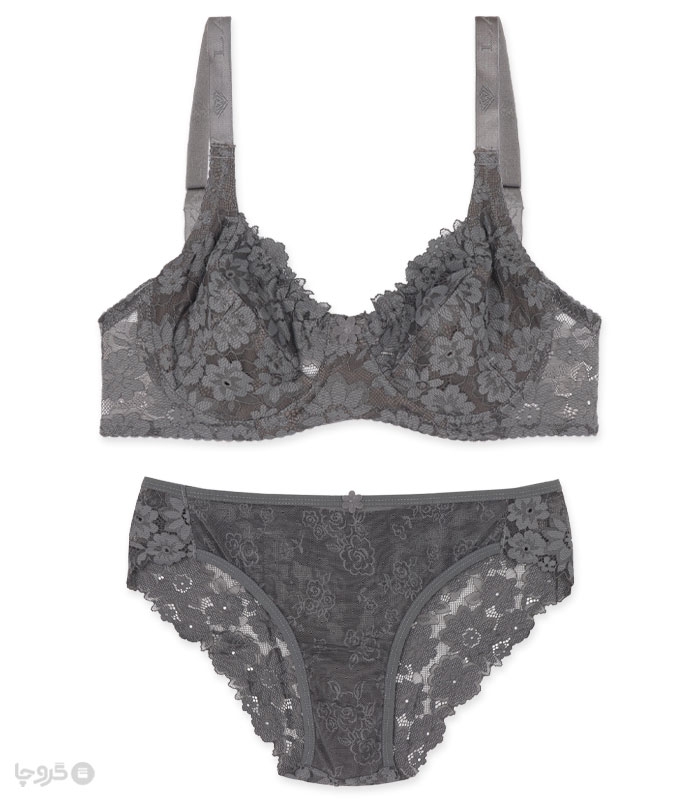 ست شورت و سوتین تور و دانتل فنردار Laya لعیا کد 065