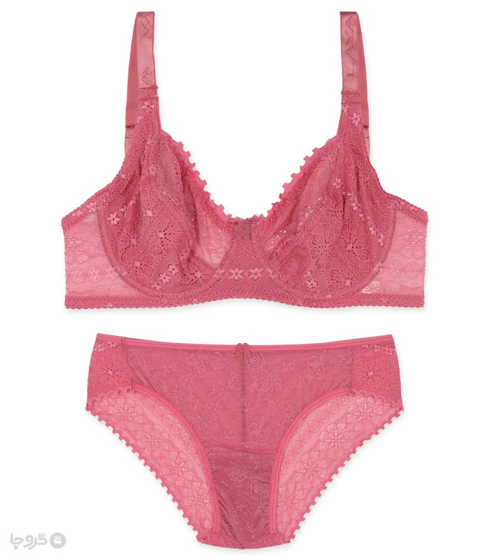 ست شورت و سوتین تور و دانتل فنردار Laya لعیا کد 065