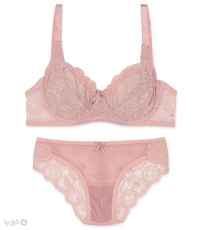 خرید ست شورت و سوتین تور و دانتل فنردار Laya لعیا کد 065