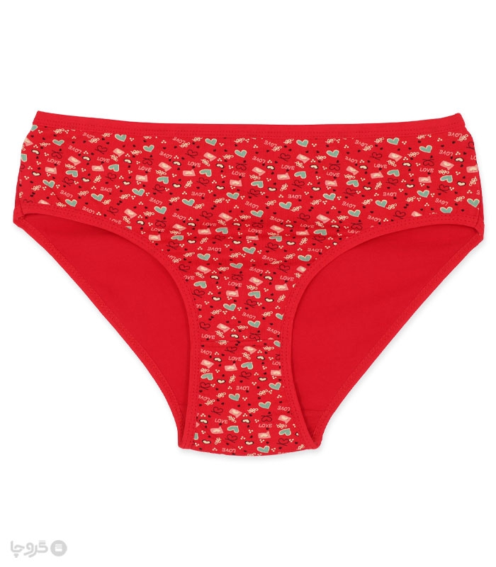 شورت زنانه اسلیپ نخی Laya لعیا کد 253 طرح قلب