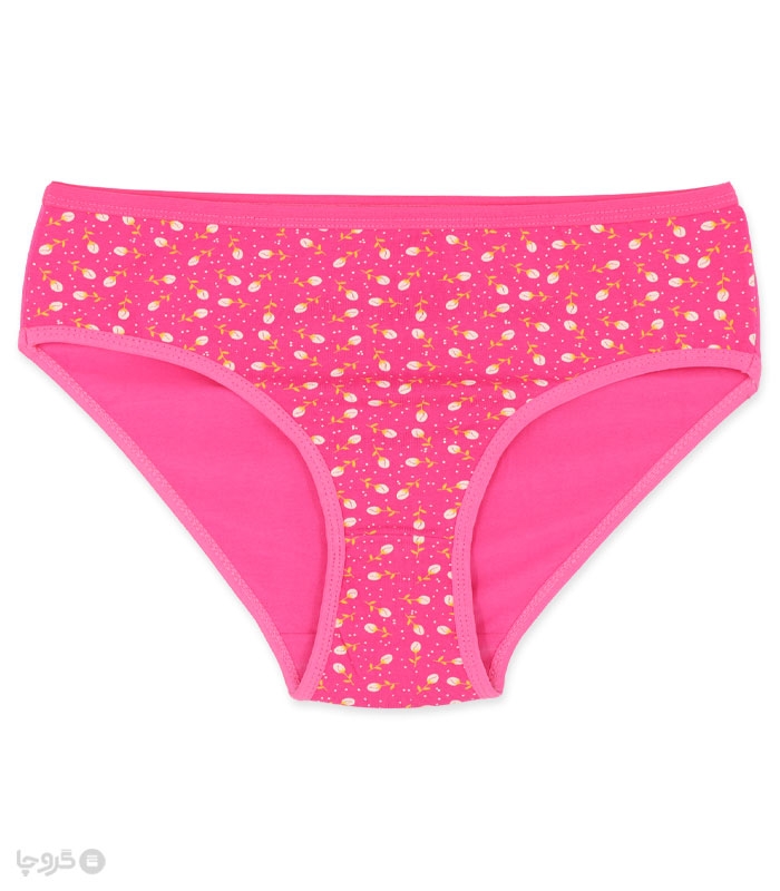 شورت زنانه اسلیپ نخی Laya لعیا کد 253 طرح شاخه برگ