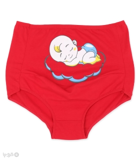 خرید شورت بارداری نخی لعیا کد 1216-1 طرح بچه خوابالو