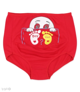 شورت بارداری نخی لعیا کد 1216-1 طرح Boy or Girl