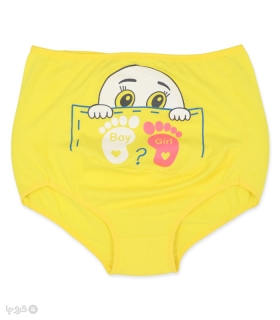 خرید شورت بارداری نخی لعیا کد 1216-1 طرح Boy or Girl
