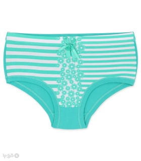 خرید شورت زنانه اسلیپ نخی فاق بلند لعیا کد 15-4 طرح گل