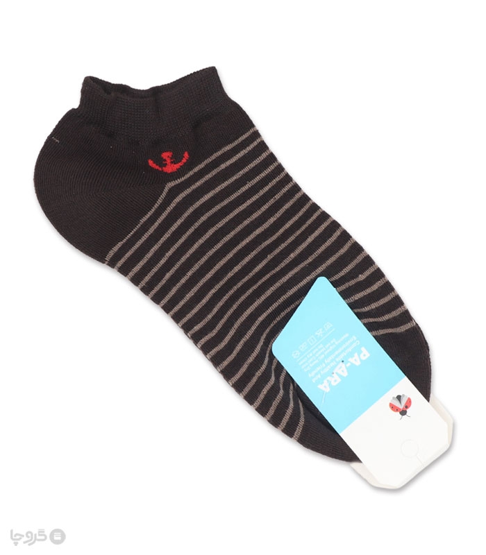جوراب نانو مچی مردانه پاآرا کد 403 طرح لنگر