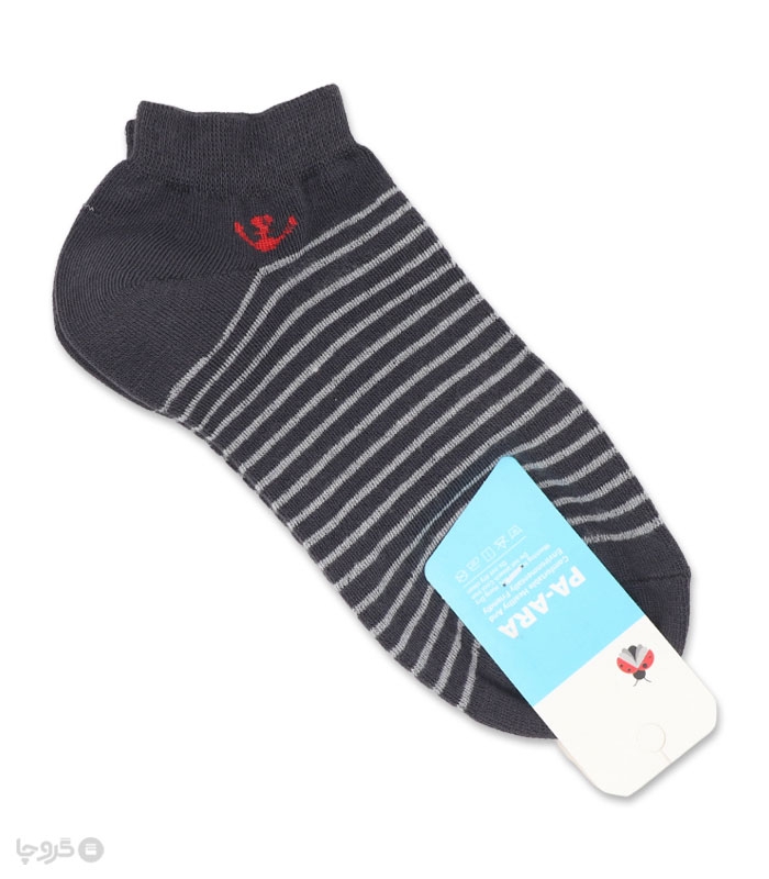 جوراب نانو مچی مردانه پاآرا کد 403 طرح لنگر
