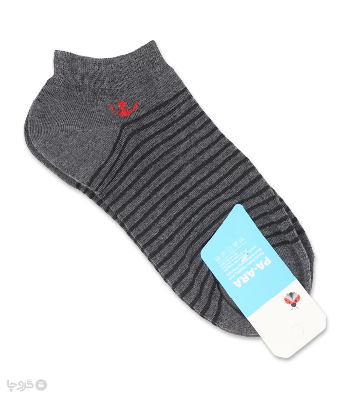 جوراب نانو مچی مردانه پاآرا کد 403 طرح لنگر