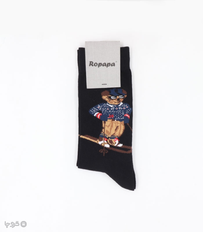خرید جوراب ساقدار اسپرت روپاپا طرح Ski Bear