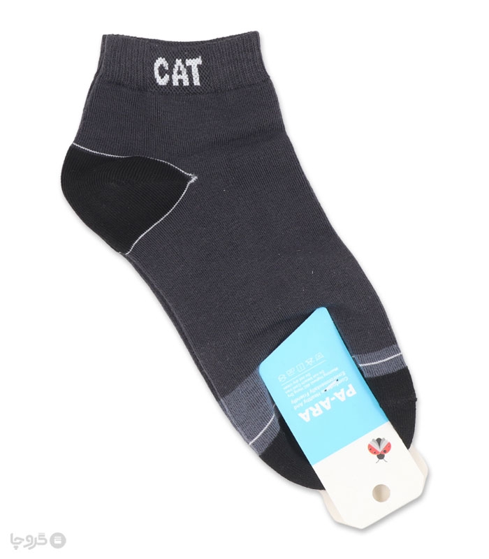 جوراب نانو نیم ساق مردانه پاآرا کد 402 طرح CAT