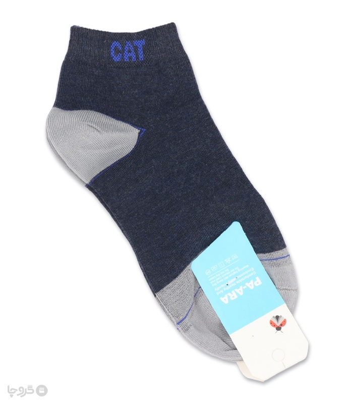 جوراب نانو نیم ساق مردانه پاآرا کد 402 طرح CAT