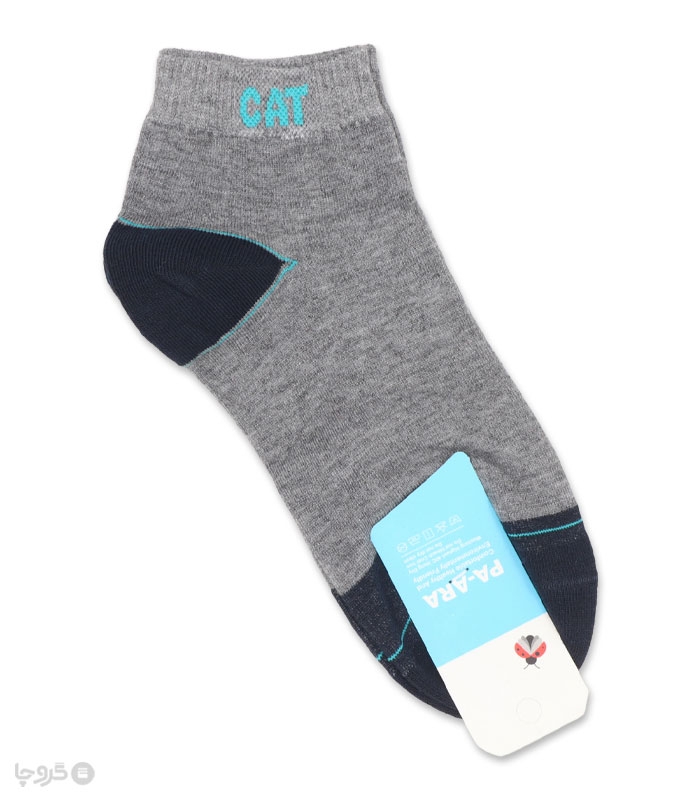 جوراب نانو نیم ساق مردانه پاآرا کد 402 طرح CAT