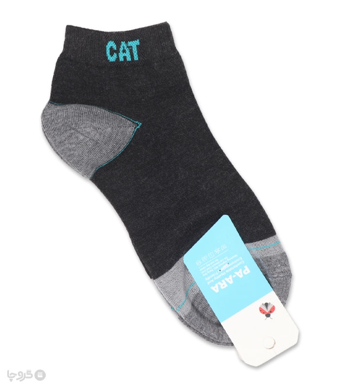 جوراب نانو نیم ساق مردانه پاآرا کد 402 طرح CAT