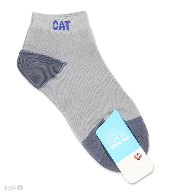 جوراب نانو نیم ساق مردانه پاآرا کد 402 طرح CAT