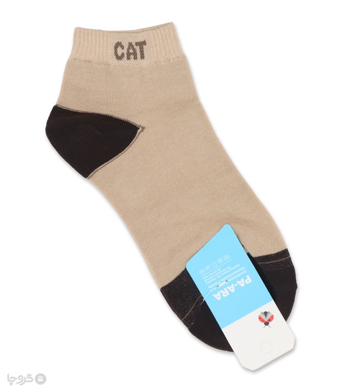 جوراب نانو نیم ساق مردانه پاآرا کد 402 طرح CAT