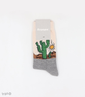 جوراب ساقدار اسپرت روپاپا طرح Cactus Sun