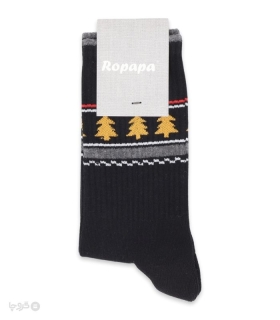خرید جوراب ساقدار زنانه روپاپا طرح Nordic Pine