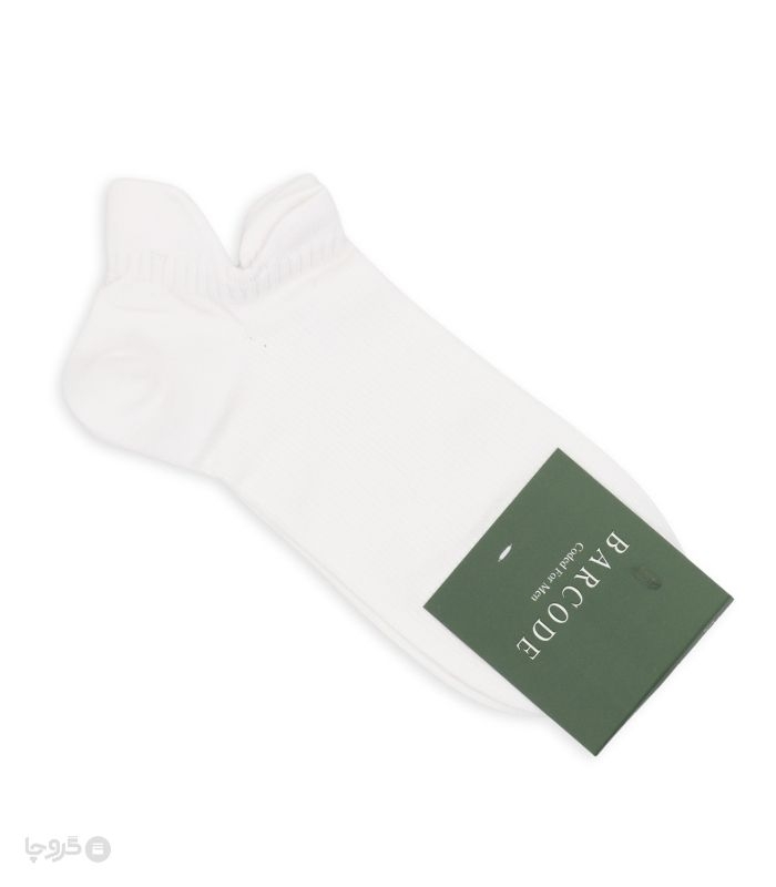 خرید جوراب مچی مردانه بارکد طرح ژاکارد چهارپاشنه