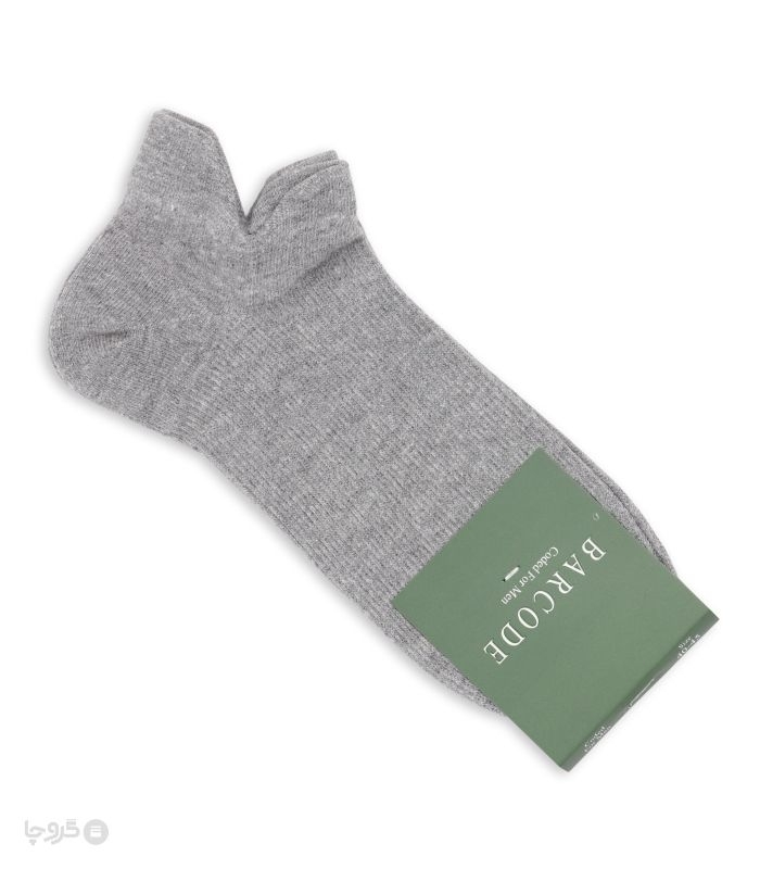 جوراب مچی مردانه بارکد طرح ژاکارد چهارپاشنه