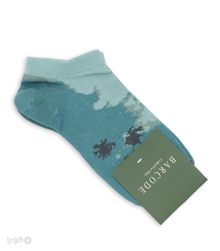 خرید جوراب مچی مردانه بارکد طرح  Silent Clouds