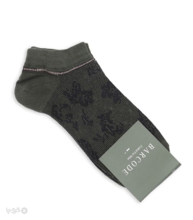 خرید جوراب مچی مردانه بارکد طرح Botanic Noir