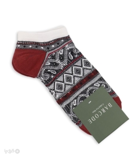 جوراب مچی مردانه بارکد طرح Threaded Tale