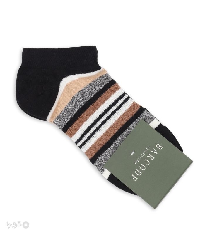 جوراب مچی مردانه Barcode بارکد طرح کاسیت