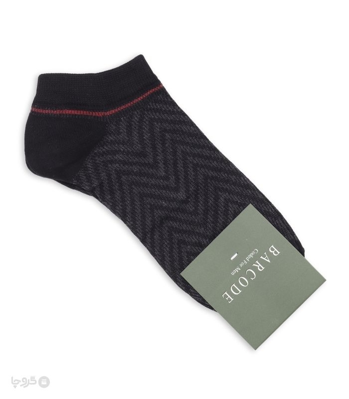 جوراب مچی مردانه Barcode بارکد طرح ژاکارد جناقی