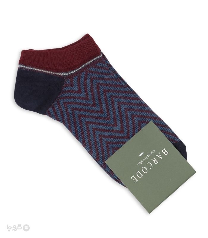 جوراب مچی مردانه Barcode بارکد طرح ژاکارد جناقی