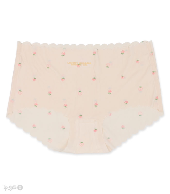 شورت زنانه اسلیپ لیزری کد 320 طرح توت فرنگی