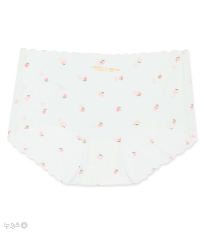 شورت زنانه اسلیپ لیزری کد 320 طرح توت فرنگی