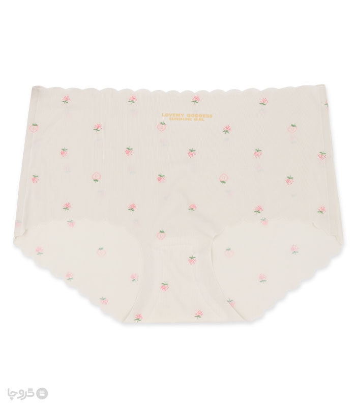 شورت زنانه اسلیپ لیزری کد 320 طرح توت فرنگی