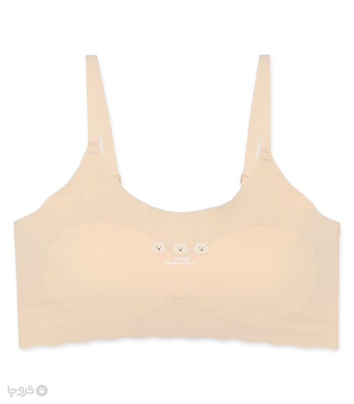 خرید نیم تنه دخترانه لیزری کاپدار کد 515 طرح Bear