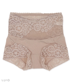 خرید شورت زنانه نیم پا فاق بلند گیپور کد 160